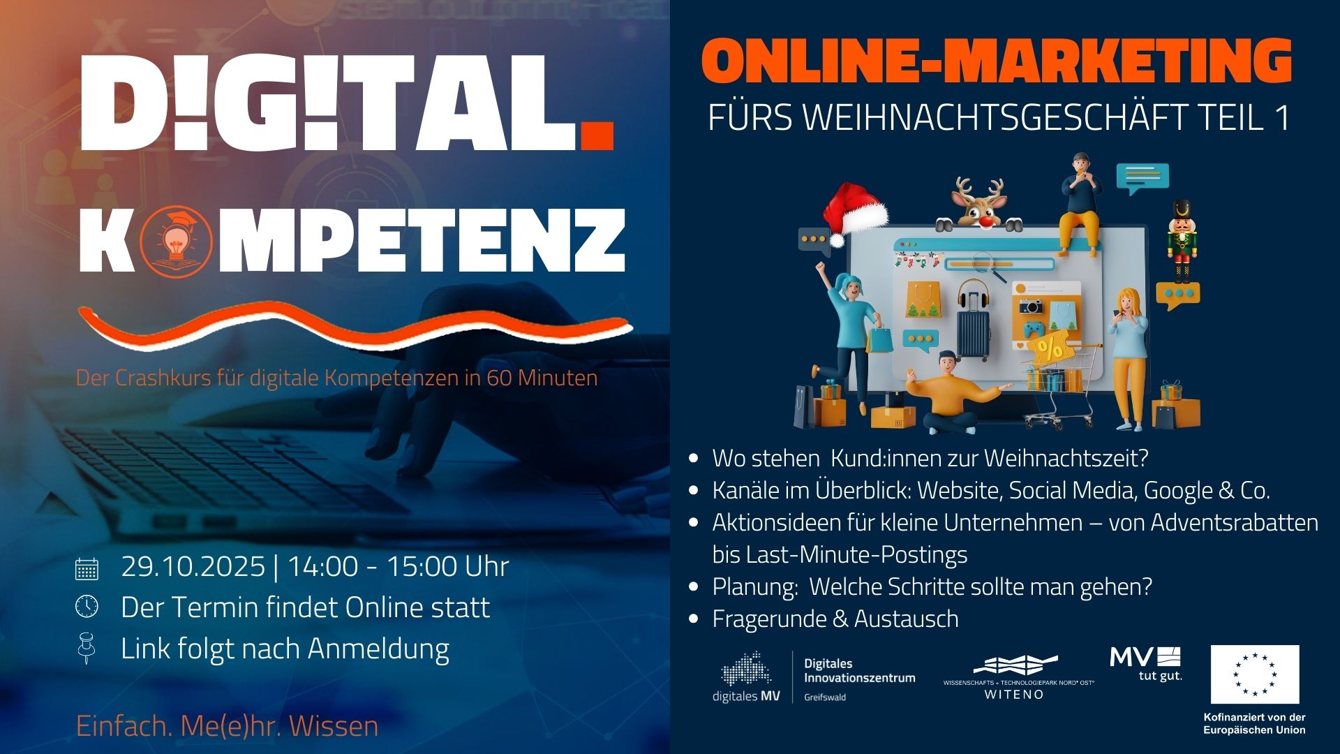 DIGITAL.KOMPETENZ: Online-Marketing fürs Weihnachtsgeschäft Teil 1