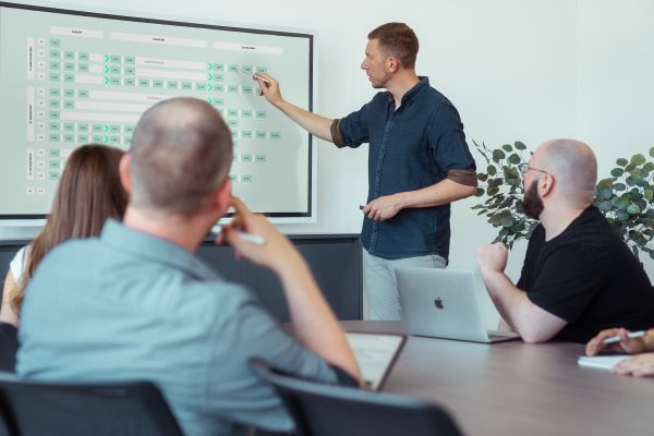 Digitalent ALLES + JEDEN Gruppe im Workshop, Agentur ALLES + JEDEN, Schwerin