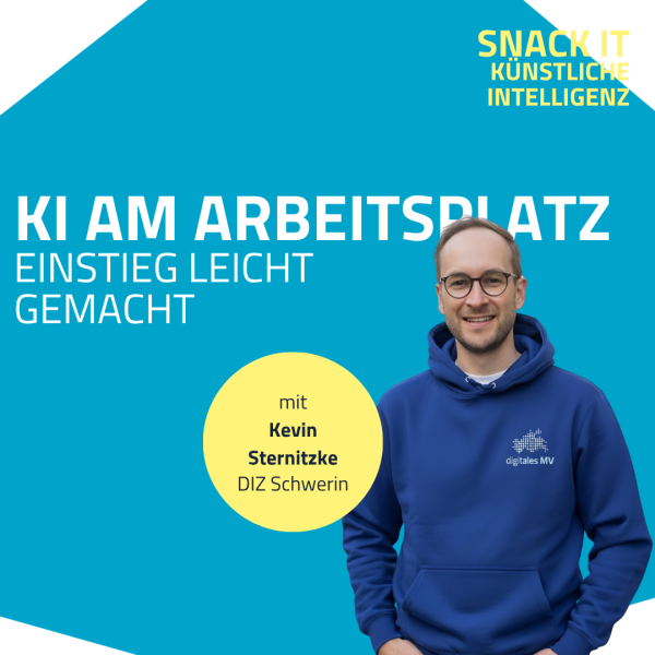 Anzeigebild SNACK IT KI am Arbeitsplatz