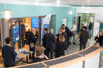 Austausch beim Partnertag beim Fraunhofer IGD Austausch beim Partnertag beim Fraunhofer IGD